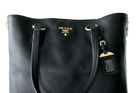 prada black leather bag side zip tote snap closure|Black Large Leather Tote Bag .